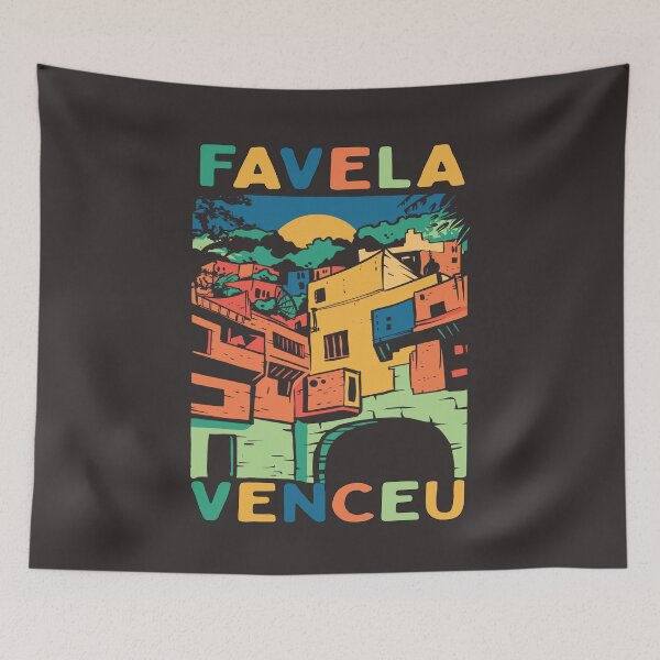 Item preview, Colorful Favela Venceu Brazil designed and sold by MrEddie10.
