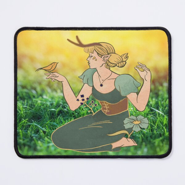 Item preview, Nymph girl,bird,vintage,nature  designed and sold by grickodd.