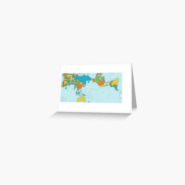 Item preview, authagraph world map designed and sold by AsKartongs.