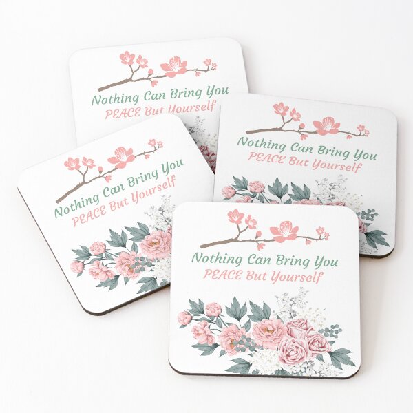Item preview, Nothing will bring you peace but yourself sticker  designed and sold by SamXDesigns.