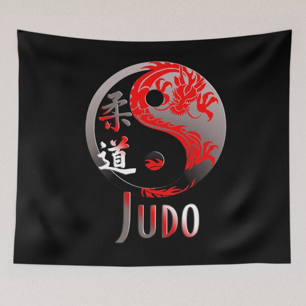 Artikelvorschau, Judo Red Dragon - Kampfkunst-Budo-Design entworfen und verkauft von Zanshin-Art.
