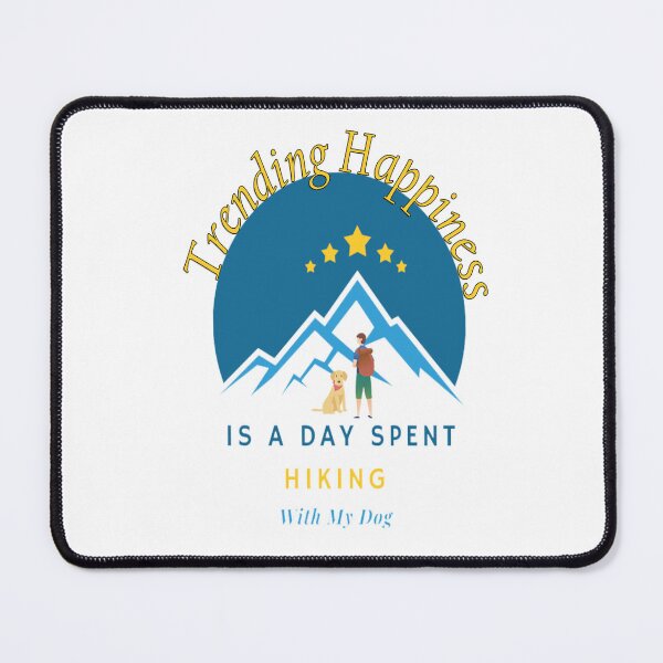 Item preview, Happiness Is A Day Spent Hiking With My Dog designed and sold by adeleqo.