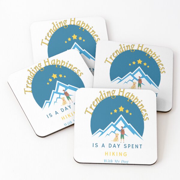 Item preview, Happiness Is A Day Spent Hiking With My Dog designed and sold by adeleqo.