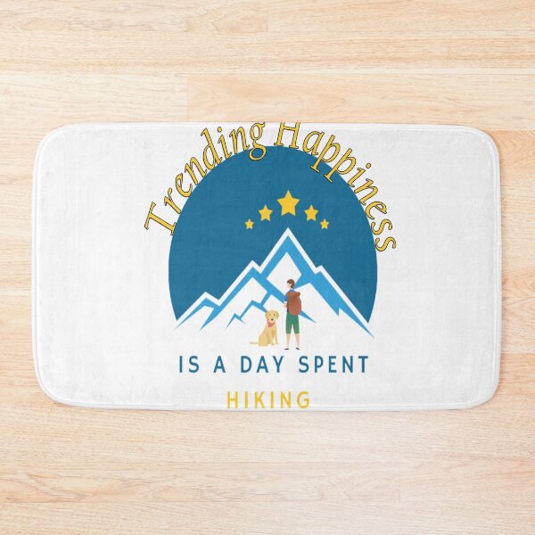 Item preview, Happiness Is A Day Spent Hiking With My Dog designed and sold by adeleqo.