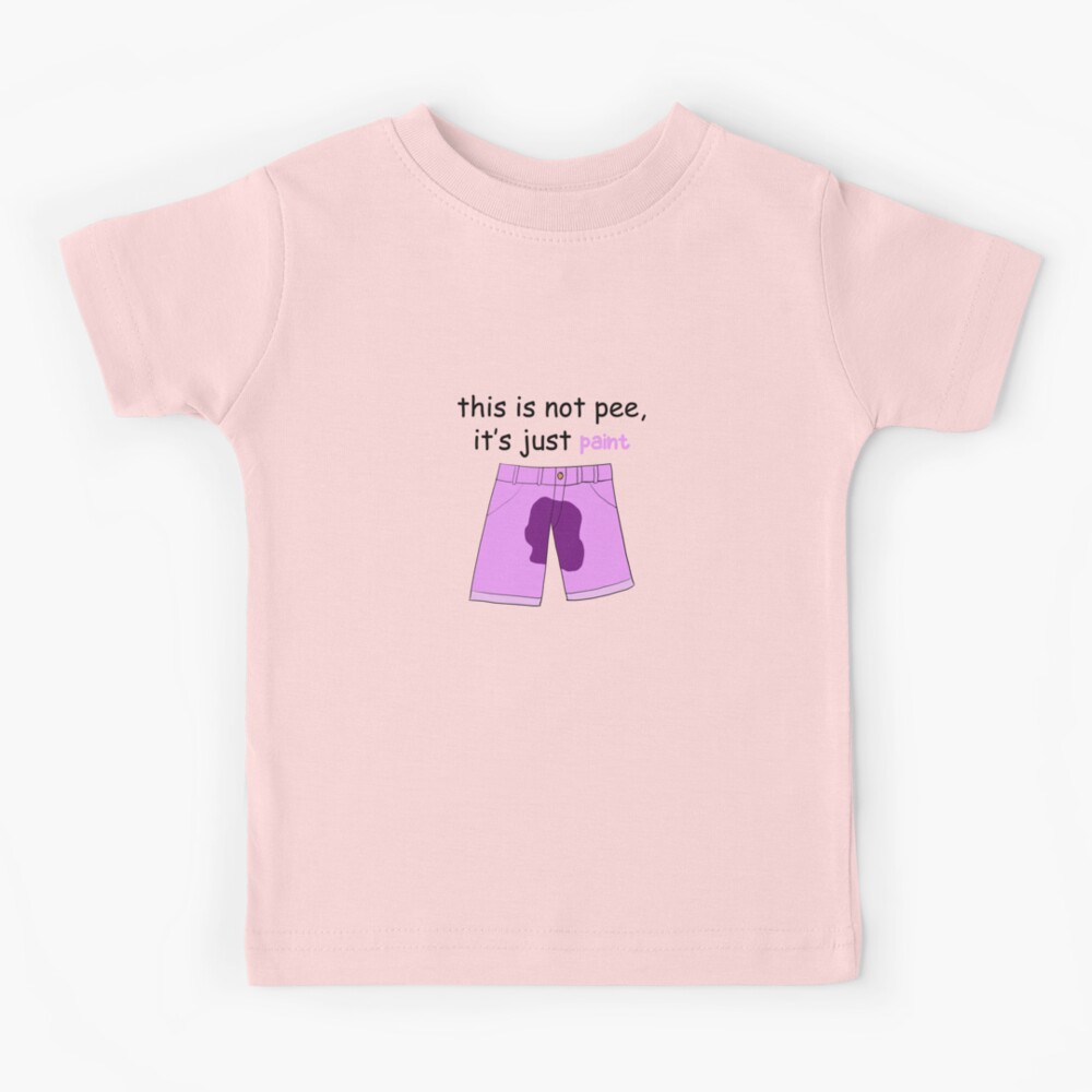 Playground Funny Baby Peeing Rainbow Graphic T-shirt & 