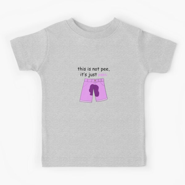 Playground Funny Baby Peeing Rainbow Graphic T-shirt & 