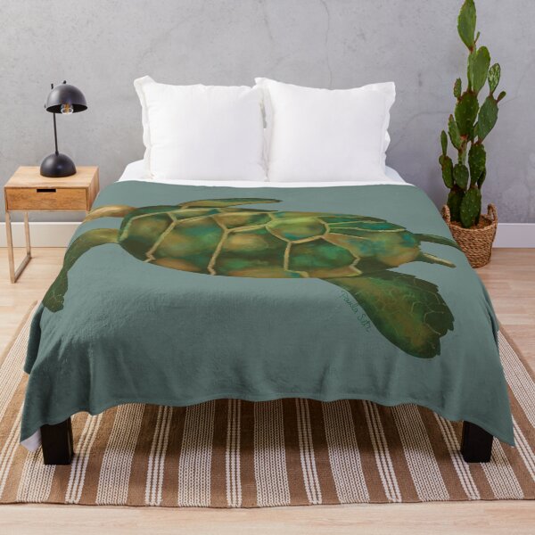 Item preview, Magic sea turtle swimming in the ocean designed and sold by PauwieArtStudio.