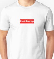 Fuck Trump supreme box logo Unisex T-Shirt