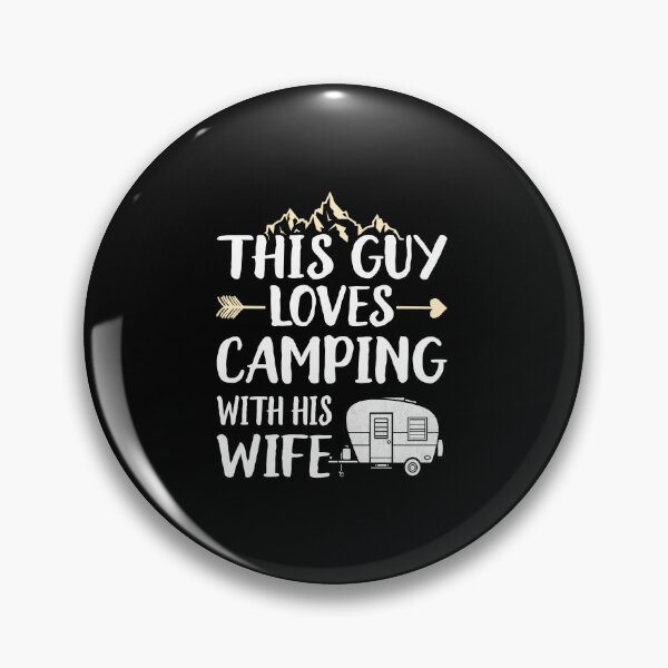 Item preview, This Guy Loves Camping With His Wife Funny Camping Lovers Gift For Camping Couple designed and sold by Theobsessed01.