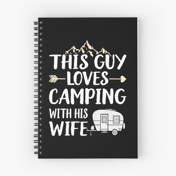 Item preview, This Guy Loves Camping With His Wife Funny Camping Lovers Gift For Camping Couple designed and sold by Theobsessed01.