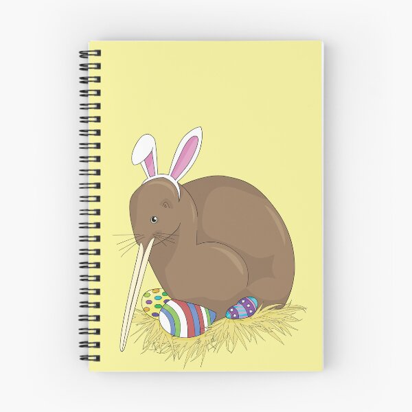 Item preview, Kiwi Bird Easter Bunny with Easter Eggs - Spring  designed and sold by ZennicDesigns.
