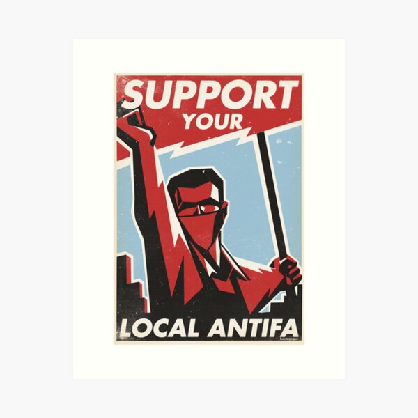 Item preview, Support Your Local Antifa designed and sold by Kounter Propos.