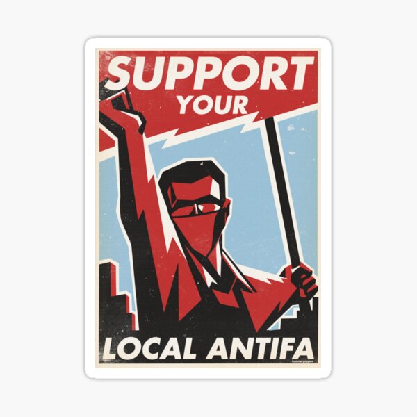Soutenez votre Antifa local Sticker
