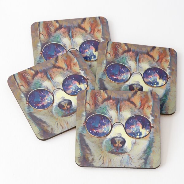 Item preview, Black Wolf With Blue Eyes designed and sold by beefrancky.