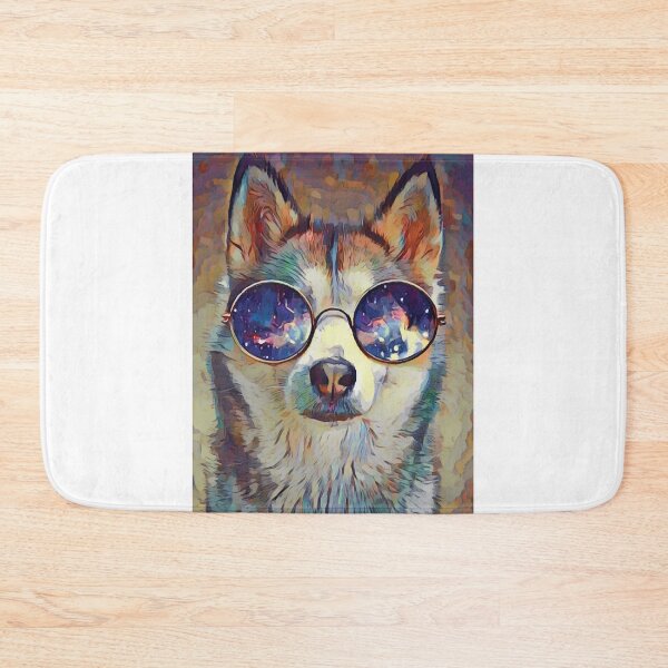 Item preview, Black Wolf With Blue Eyes designed and sold by beefrancky.