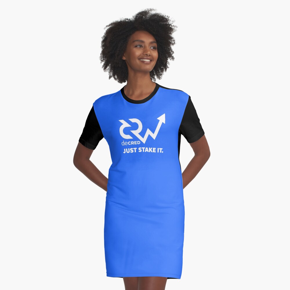 Item preview, Graphic T-Shirt Dress designed and sold by OfficialCryptos.