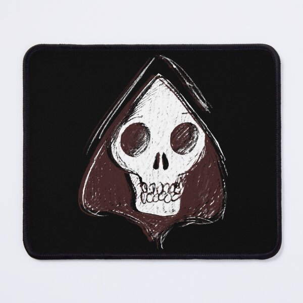 Item preview, Grim Reaper Skull | on black designed and sold by bettiena.
