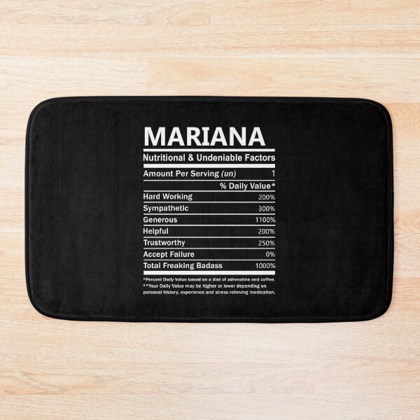 Item preview, Mariana Name T Shirt - Mariana Nutritional And Undeniable Factors Gift Item Tee designed and sold by artiagasonya.