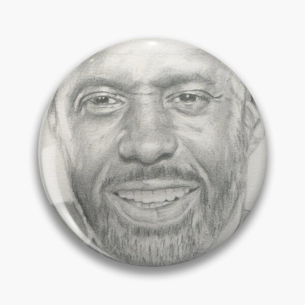 Item preview, Portrait of Idris Elba designed and sold by Rockberry.