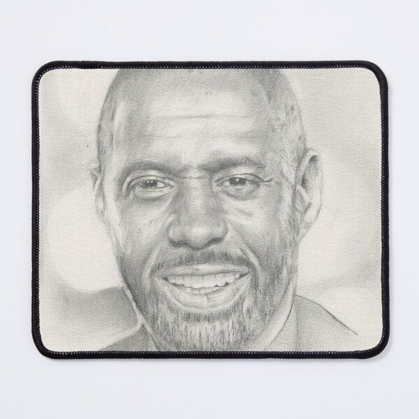 Item preview, Portrait of Idris Elba designed and sold by Rockberry.