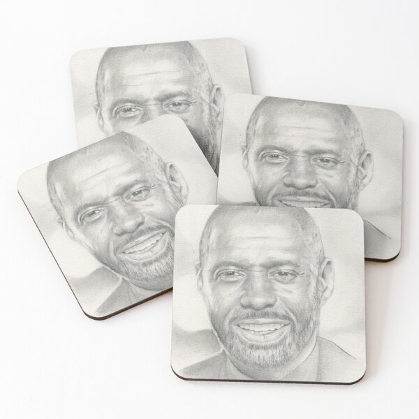 Item preview, Portrait of Idris Elba designed and sold by Rockberry.