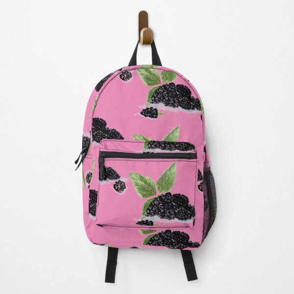 Item preview, Blackberry pattern on pink designed and sold by Monika Howarth.