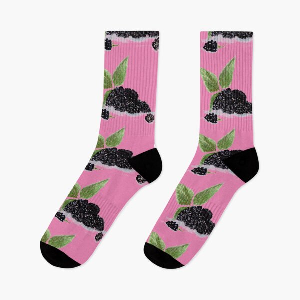 Item preview, Blackberry pattern on pink designed and sold by Monika Howarth.