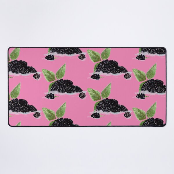 Item preview, Blackberry pattern on pink designed and sold by Monika Howarth.