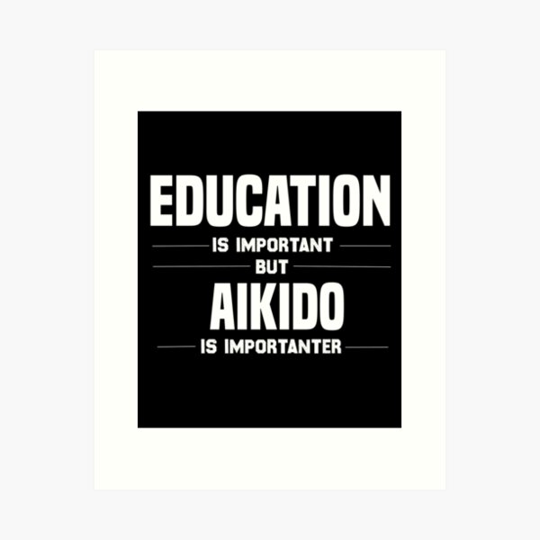 Artikel-Vorschau von Aber Aikido ist wichtiger, Lustiges Aikido, designt und verkauft von BIHI14.
