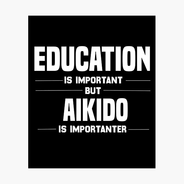 Artikel-Vorschau von Aber Aikido ist wichtiger, Lustiges Aikido, designt und verkauft von BIHI14.
