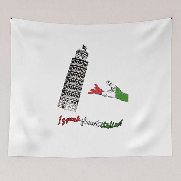 Item preview, i speak fluent italian funny T-shirt designed and sold by black_ master.