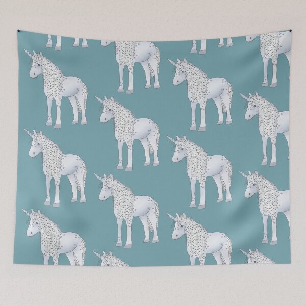 Item preview, Blue unicorn designed and sold by Blumchen.