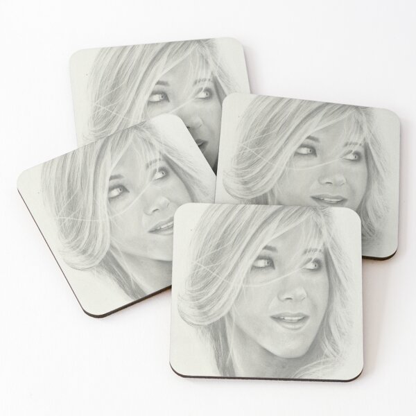 Item preview, Portrait of Jennifer Aniston designed and sold by Rockberry.
