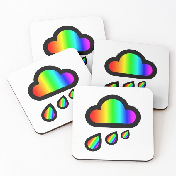 Item preview, Rainbow rain cloud designed and sold by EmbarrassingDad.
