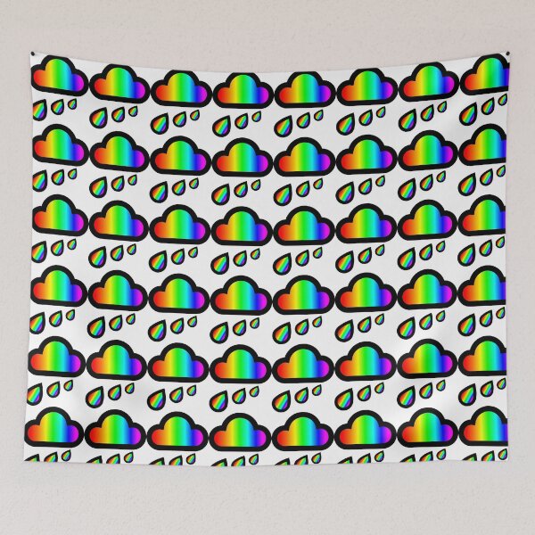 Item preview, Rainbow rain cloud designed and sold by EmbarrassingDad.
