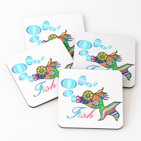 Artikelvorschau, Bunte Fische entworfen und verkauft von Shirley cute art .