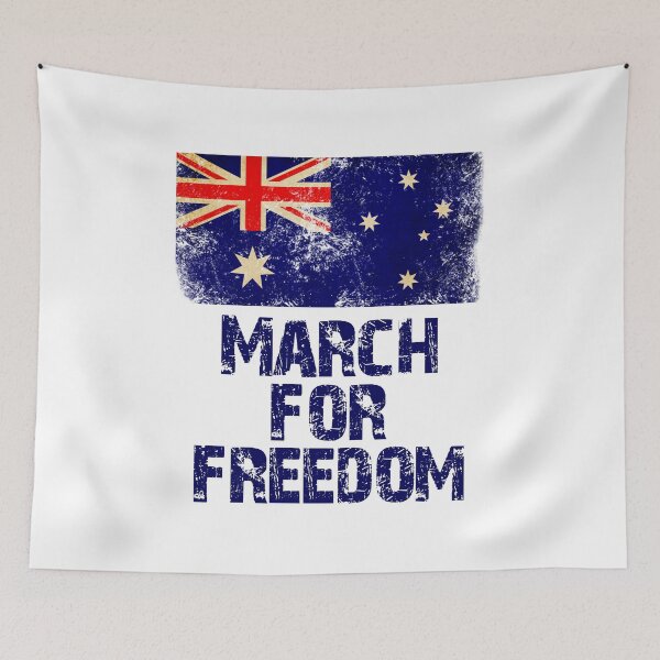 Item preview, Freedom convoy Australia | March for freedom designed and sold by Markotropoya22.
