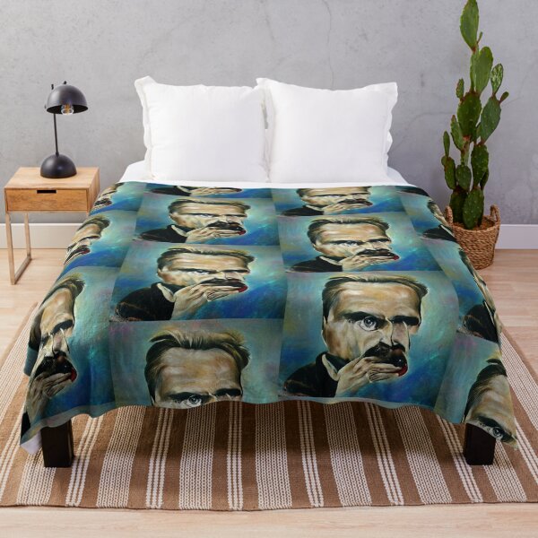 Item preview, AI generated image: Friedrich Nietzsche, oil on canvas designed and sold by Mmark94.