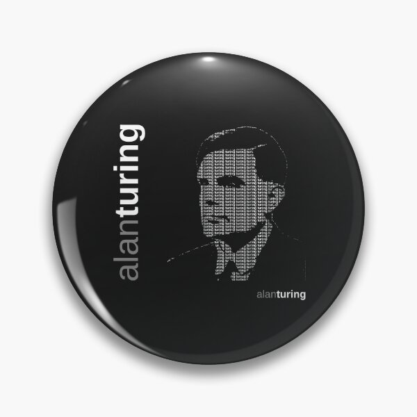 Item preview, Alan Turing typographic poster designed and sold by CMYKStudio.