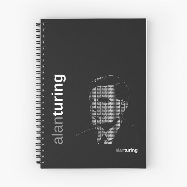 Item preview, Alan Turing typographic poster designed and sold by CMYKStudio.