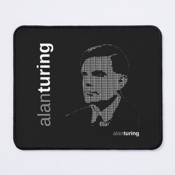 Item preview, Alan Turing typographic poster designed and sold by CMYKStudio.