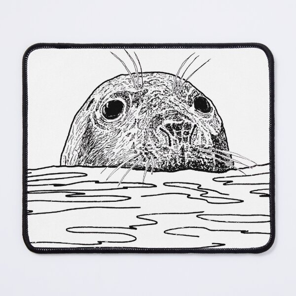 Item preview, Christmas gifts for seal fans - hand drawn by artist designed and sold by schandorffdk.