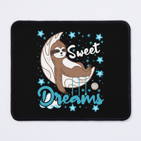 Item preview, sweet dreams sloth-funny animals typography designed and sold by Hartics.