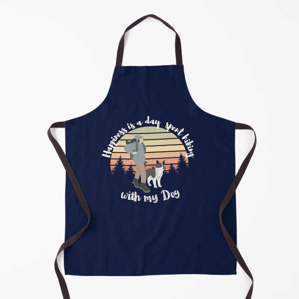 Item preview, Happiness Is A Day Spent Hiking With My Dog  - Vintage Sunset - Dog Hiking - Love for Dog - Dog Lovers designed and sold by designerpriti.