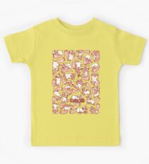 Red Panda all over pattern spread Kids Tee