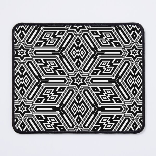 Item preview, Abstract pattern illustration black and white designed and sold by Kietzthetic.