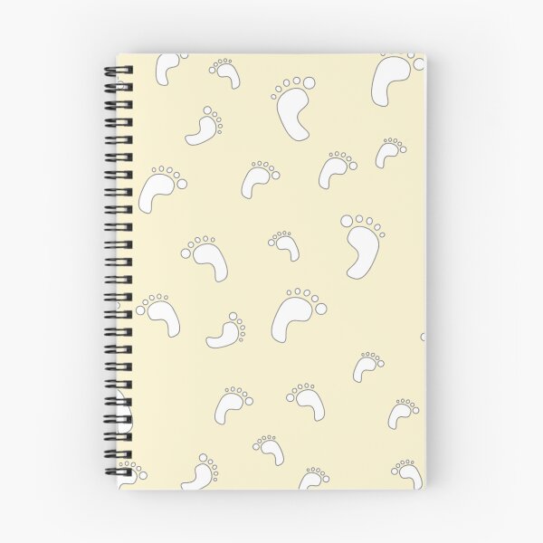 Item preview, Light yellow decorative baby footprints seamless pattern design for kids room  designed and sold by TheWalnut.