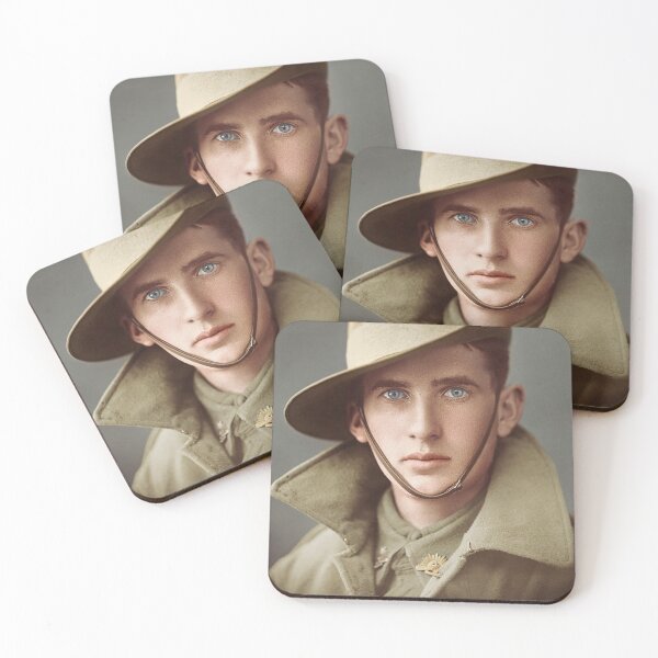 Item preview, Unidentified Australian soldier - WW1, 1916 (My Colourisation) designed and sold by Wesley de Mezieres.