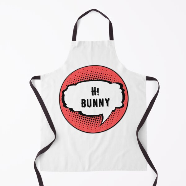 Item preview, Hi Bunny Circle Pin Logo designed and sold by ThingsInMyHead2.