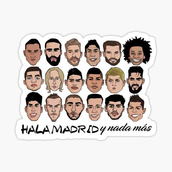 Real Madrid 2017 Pegatina